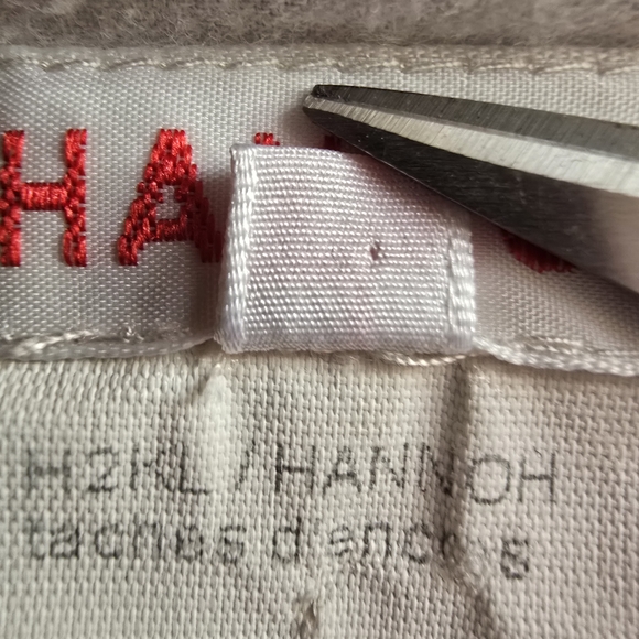 Vintage Hannoh Wessel Silk White and Black Paint Splatter Midi Dress Size 36 - Picture 4 of 12